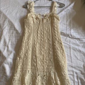 FREE PEOPLE WHITE LACE DRESS